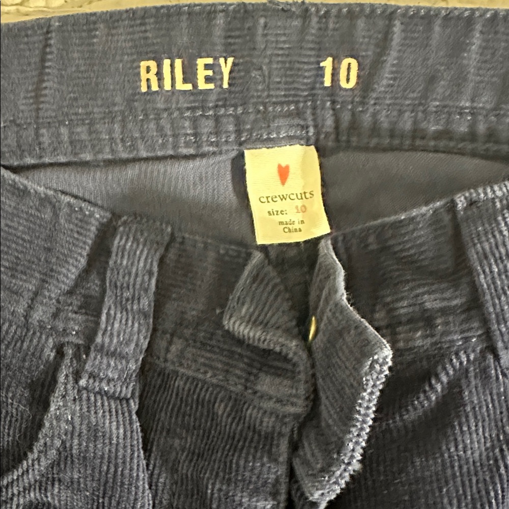 Crewcuts Dark Blue Corduroy Trousers